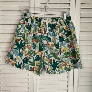 Molly Bracken Floral Sloth Shorts 100% Cotton